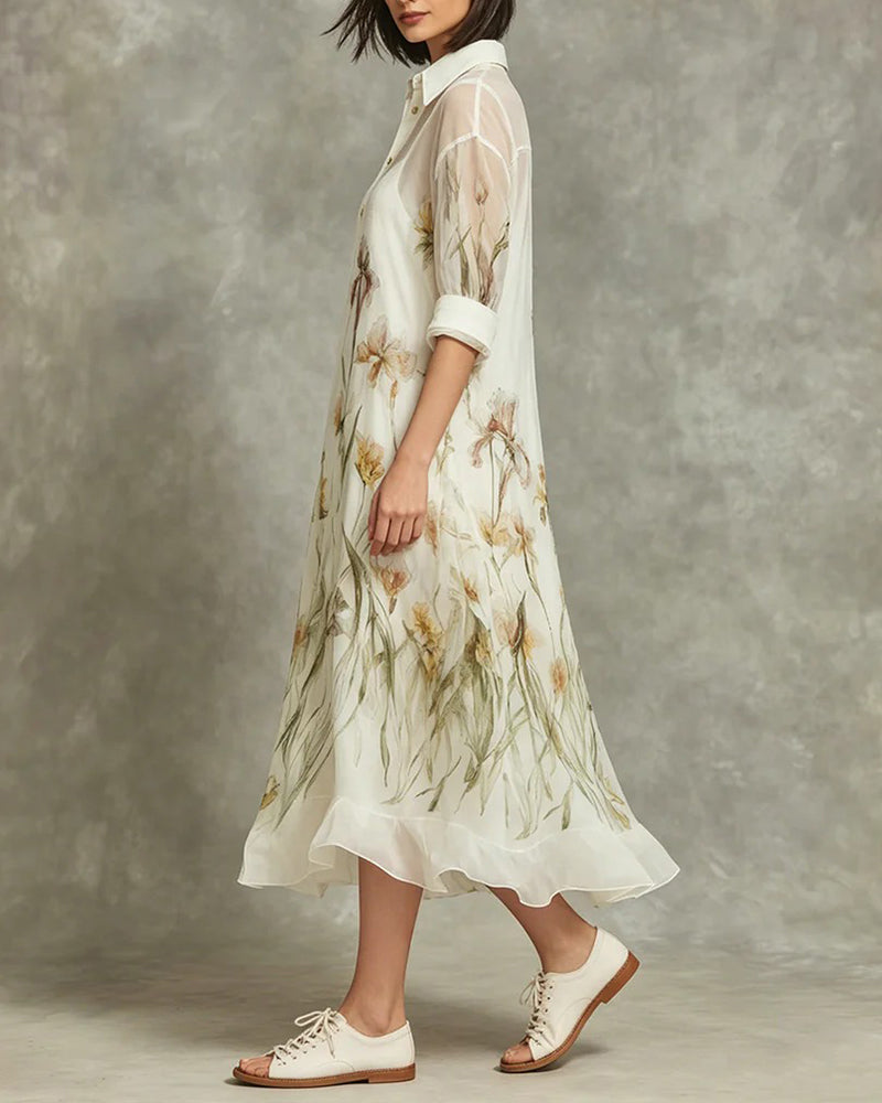 Ensemble Bretelle Spaghetti Robe + Revers Couverture