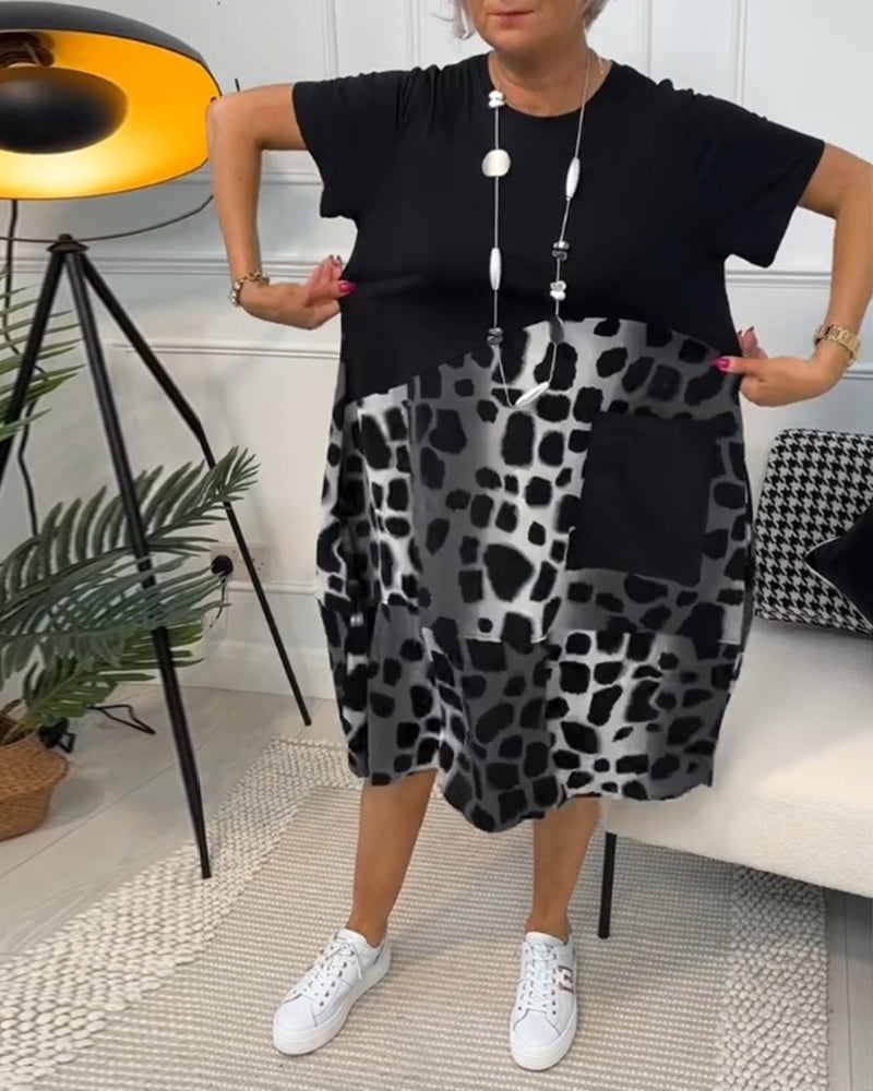Sherlene - Robe imprimé léopard