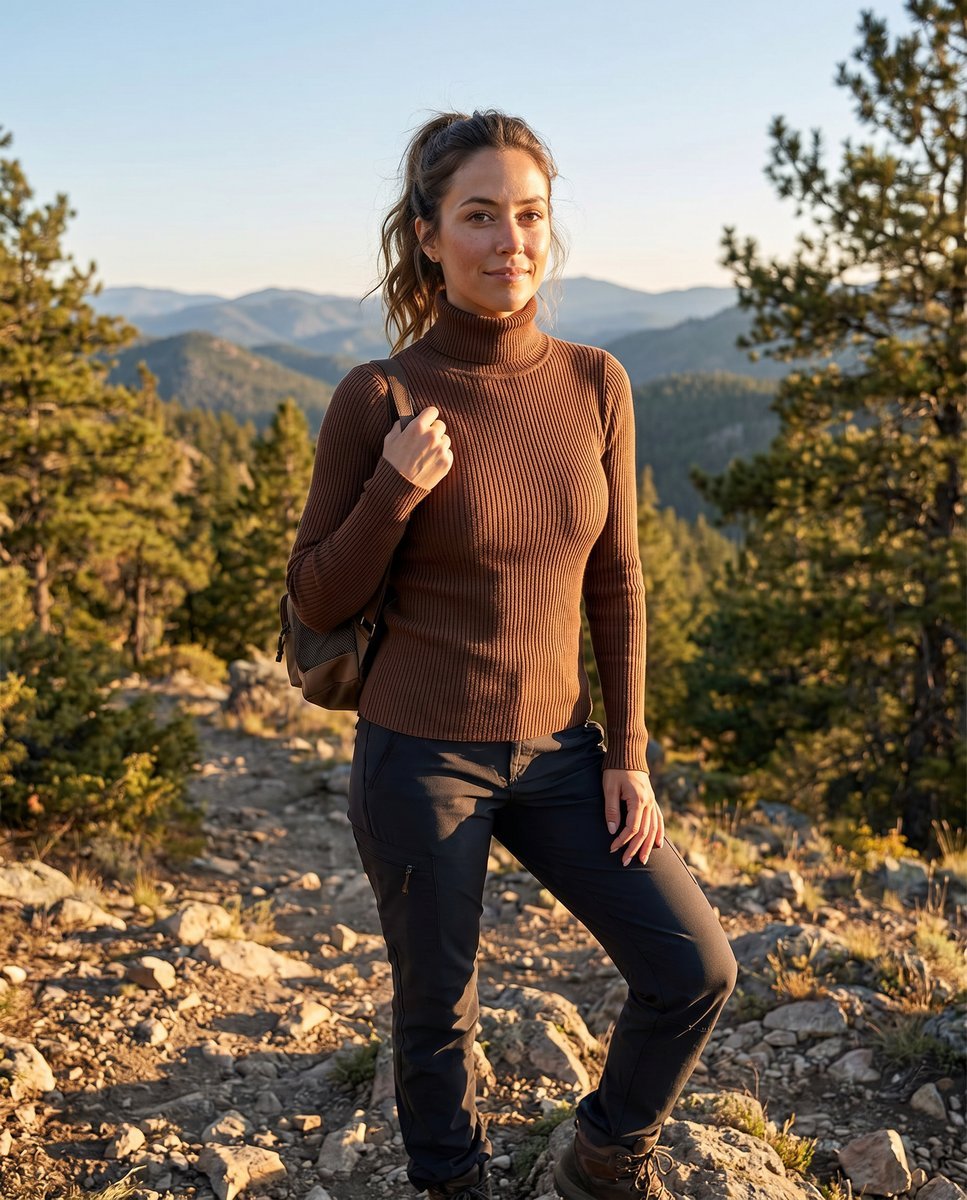 Charlotte | Pull à col roulé côtelé élégant et confortable