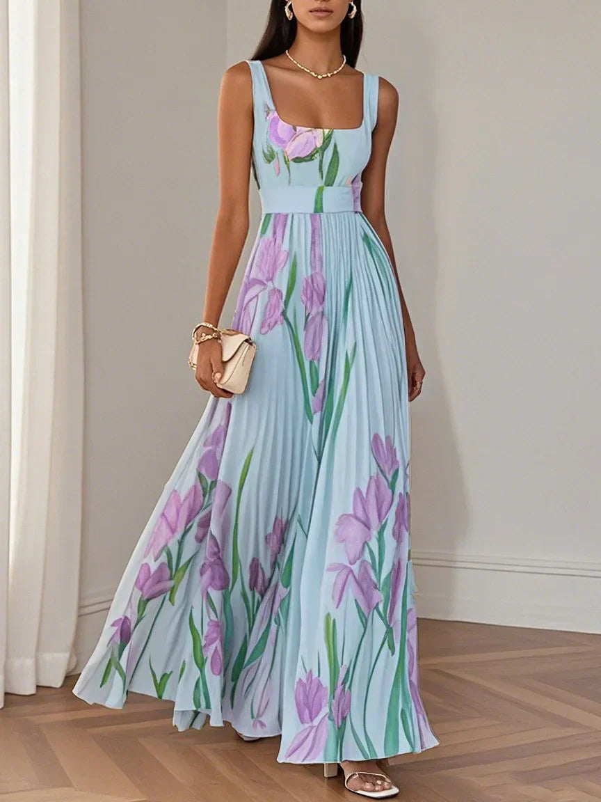 Mary™ - Robe Maxi Plissée Élégante
