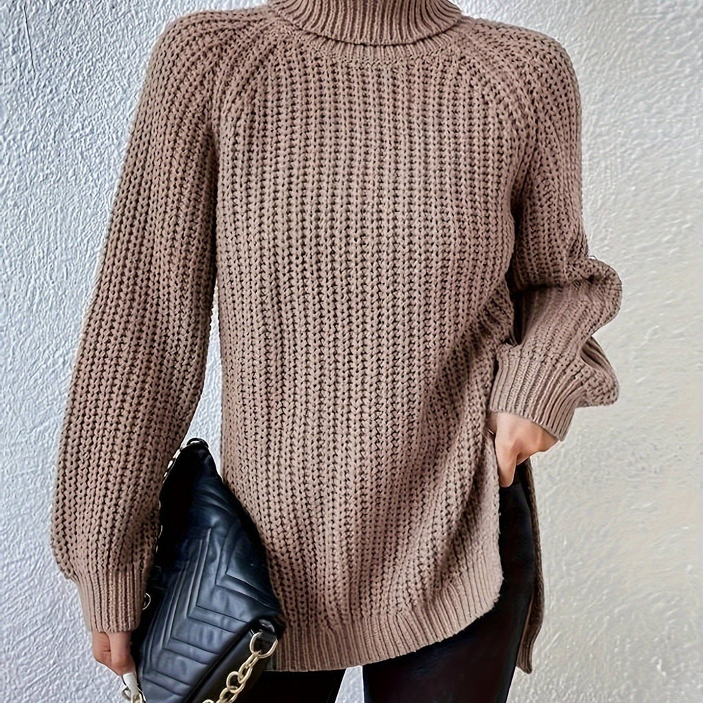 SWEAT-SHIRT À COL HAUT ET COUPE ÉLÉGANTE POUR FEMMES