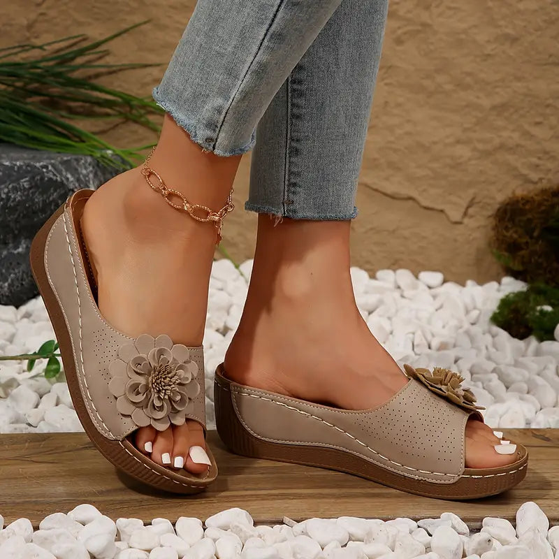 Belle™ - Sandales orthopédiques avec motif floral