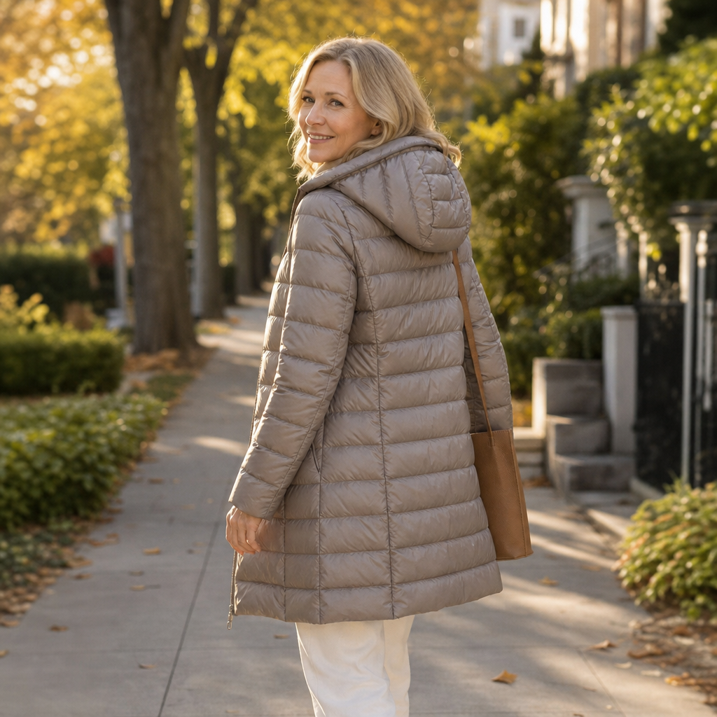 Sophia | Manteau long en duvet chaud et élégant pour femmes