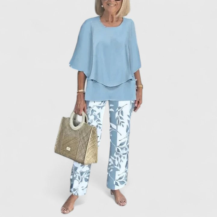 Ensemble Femme | Pantalon Large à Fleurs