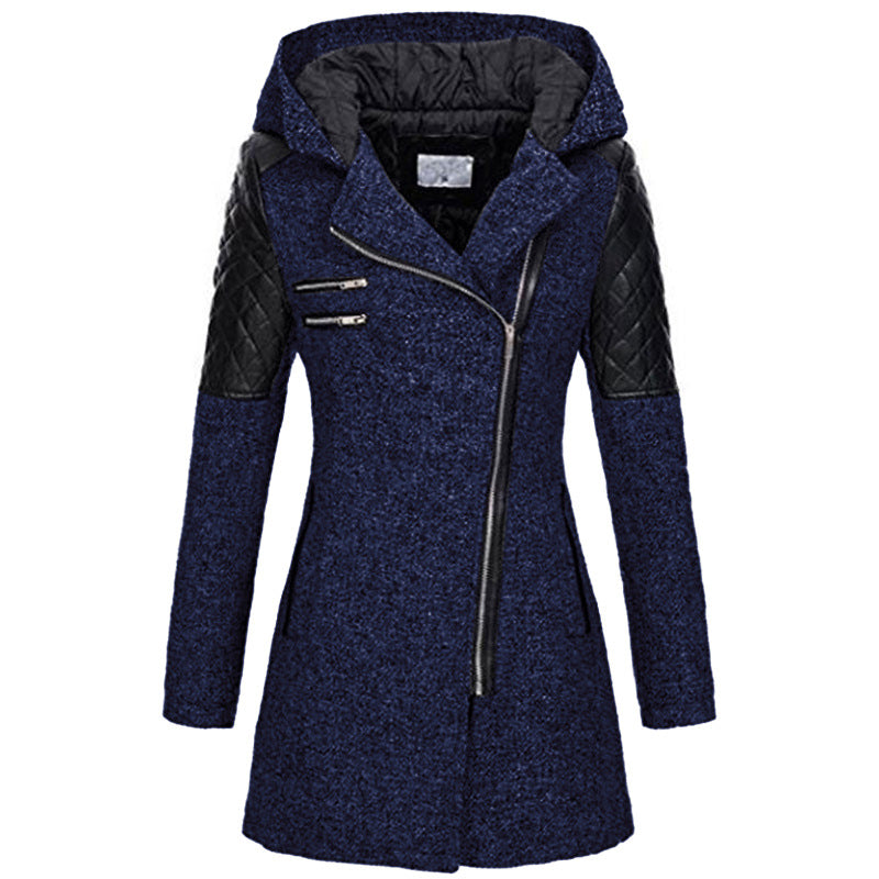 Wendy - Manteau d'Hiver Stylé Cintré avec Capuche