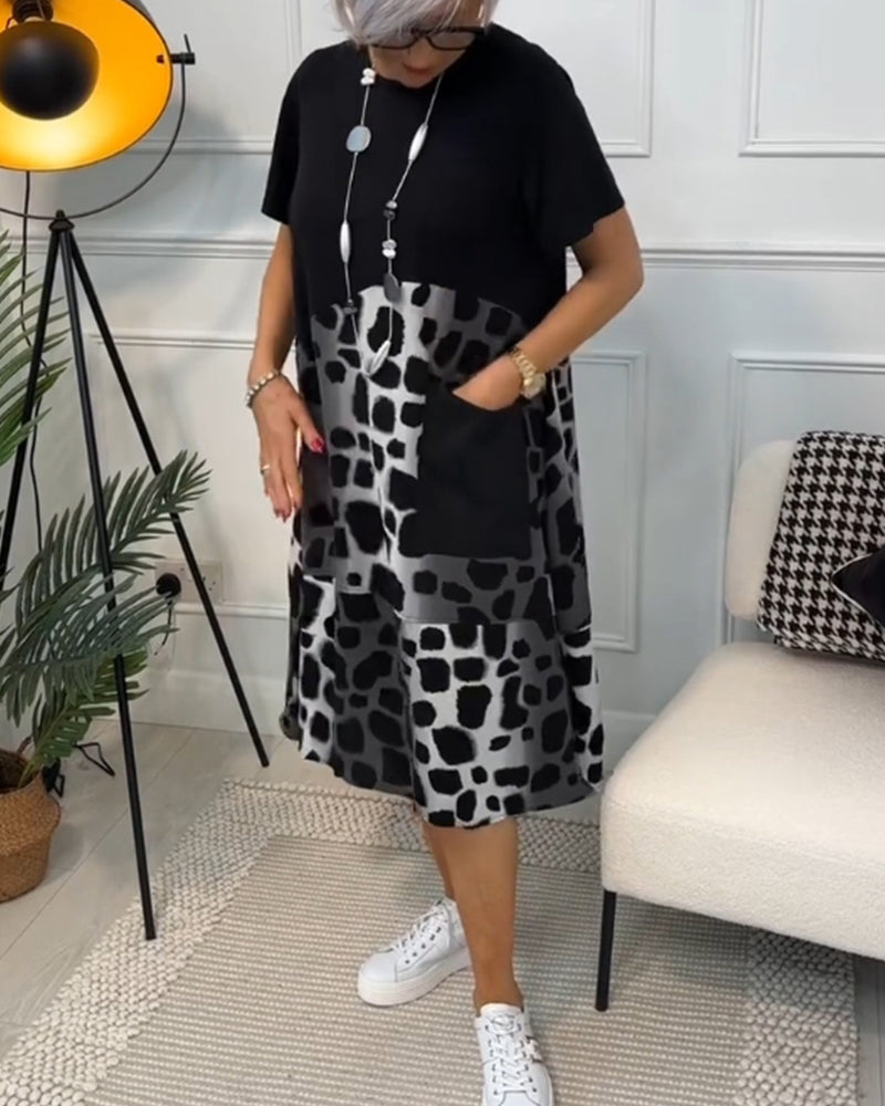 Sherlene - Robe imprimé léopard