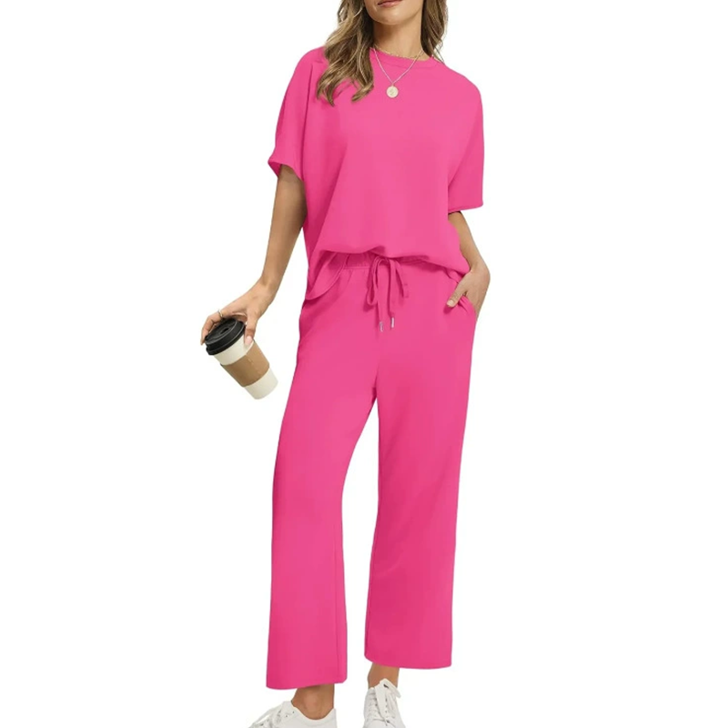 Eliza™ - Ensemble Décontracté de Haut et Pantalon