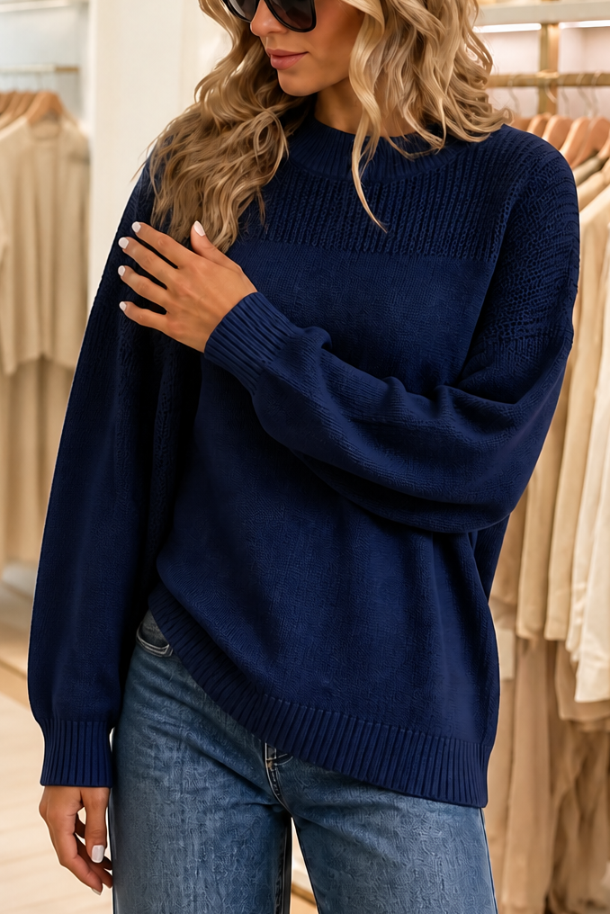 Livia | Pull en Tricot Oversize Moderne et Confortable