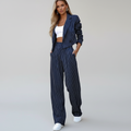 Emma | Ensemble de Blazer Rayé Élégant pour Femmes