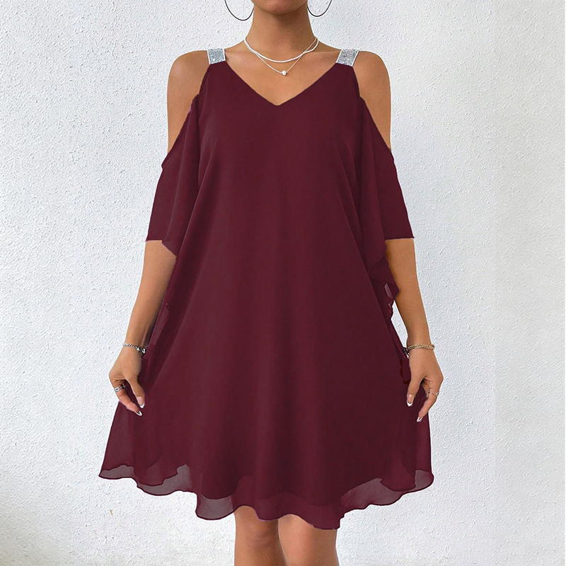Perlyn | Robe fluide à décolleté en V sans manches