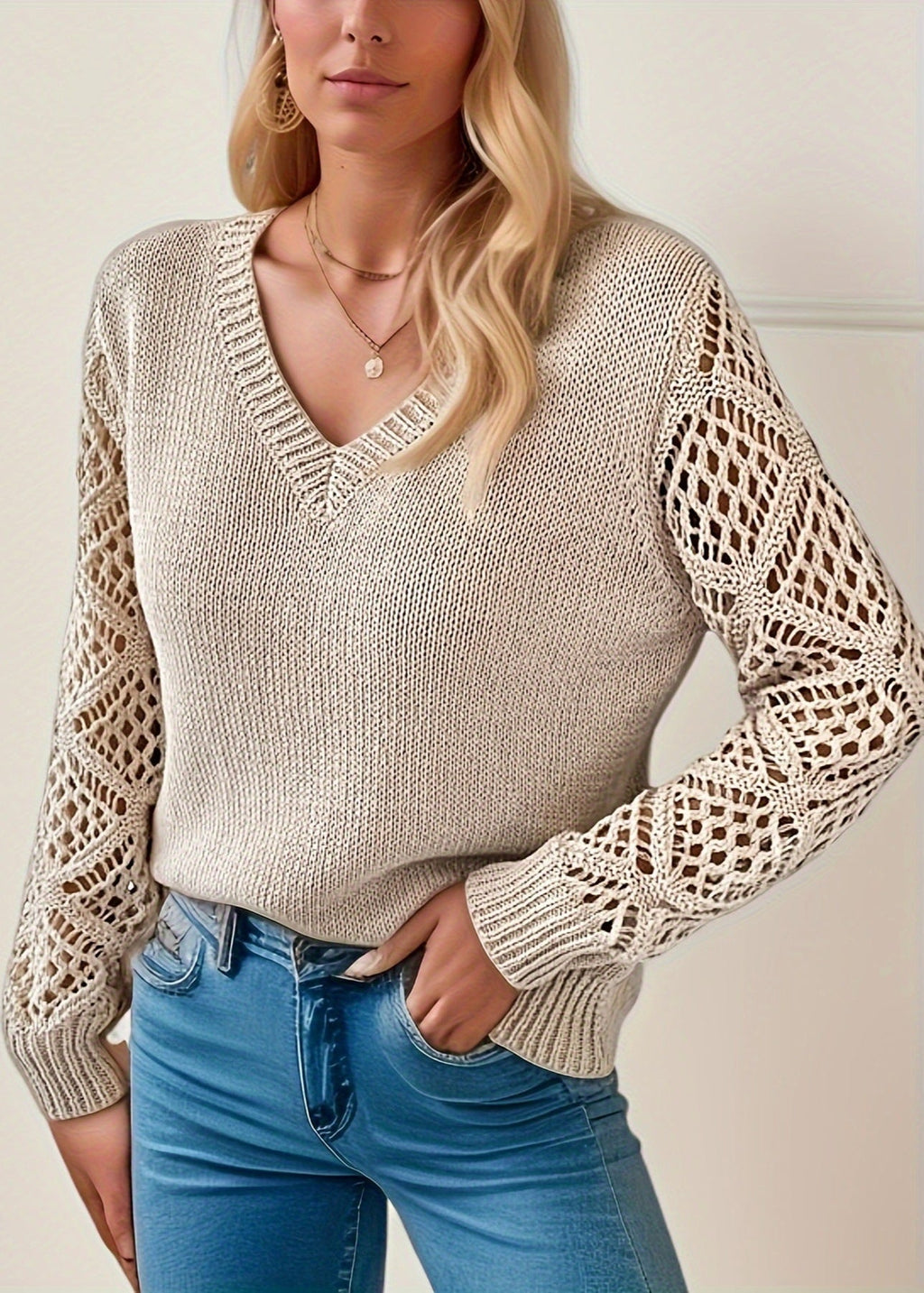Pull en Maille Aérée