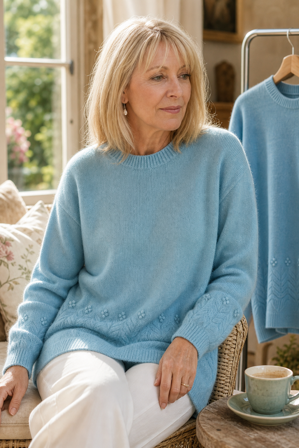 Stella | Pull en tricot à motif torsadé élégant et polyvalent