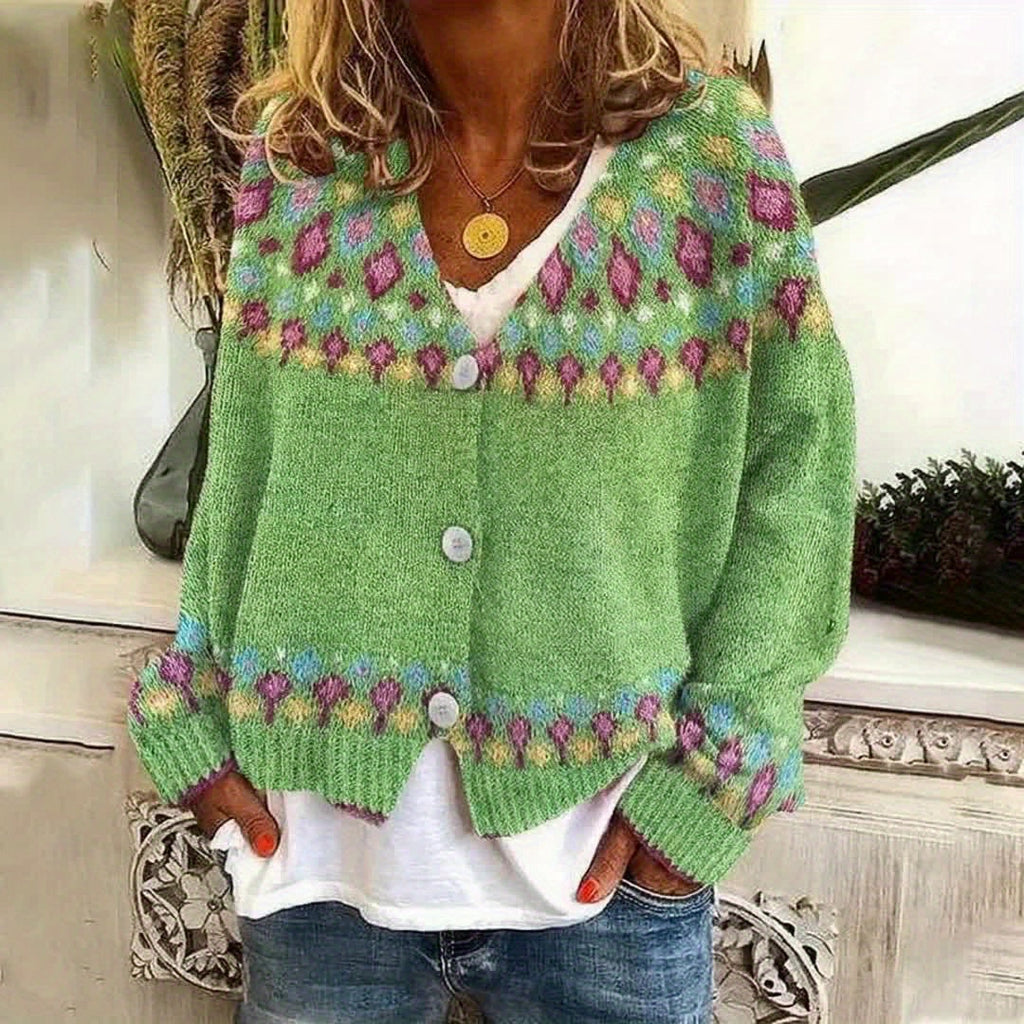 Suzanne - Gilet Boho Élégant avec Boutons