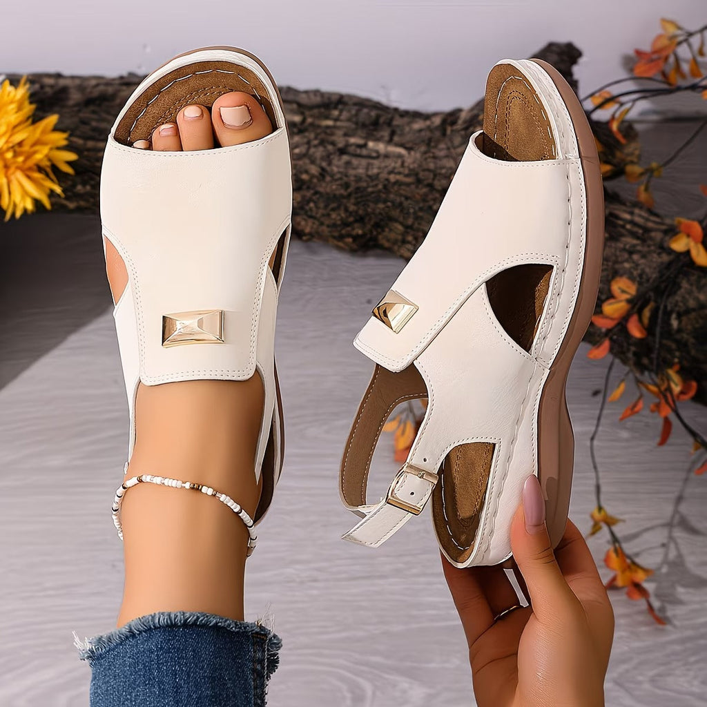 Solemna | Sandales Boho orthopédiques avec bride réglable