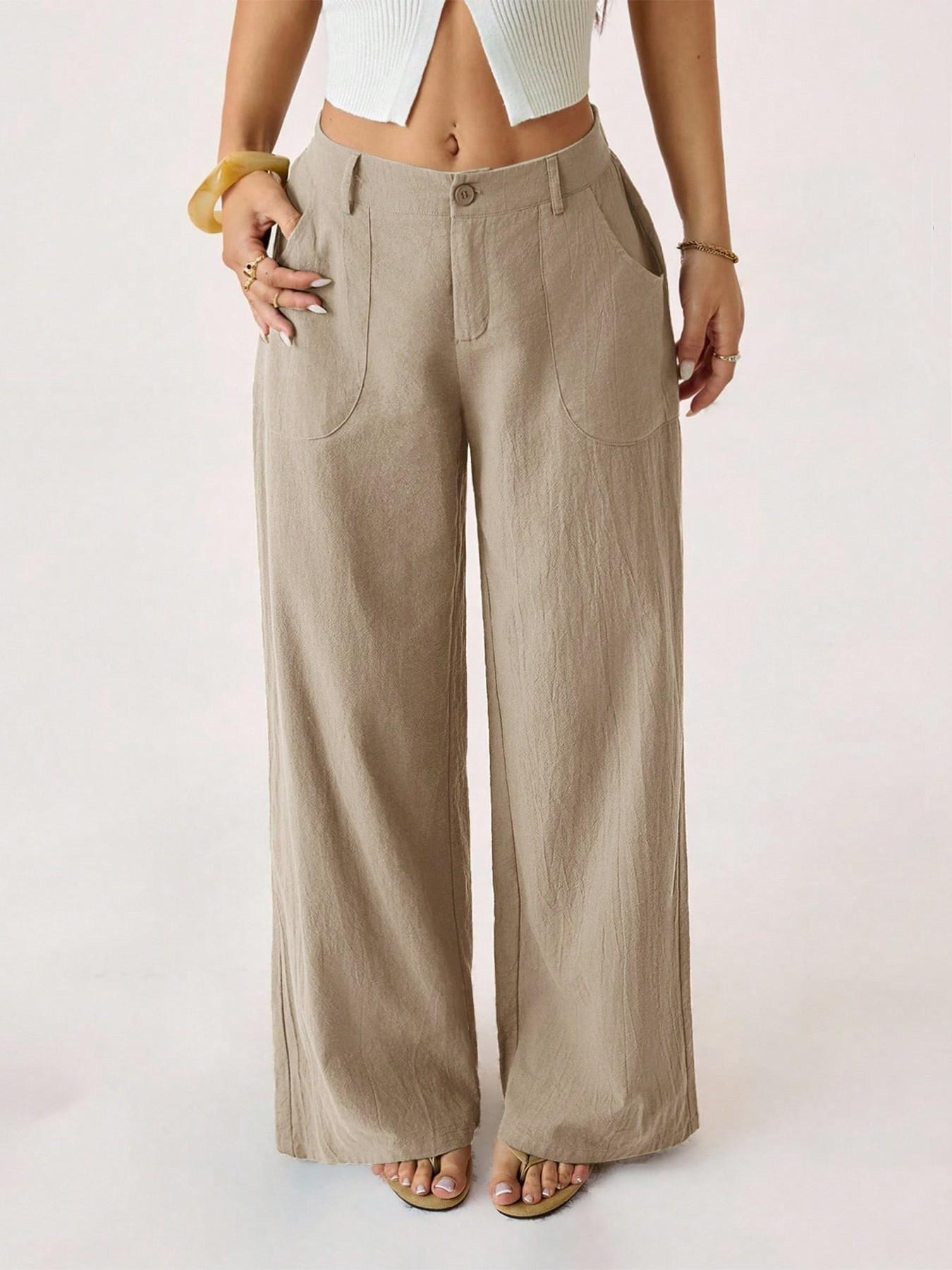 Oaklynn | Pantalon large élégant avec coupe classique