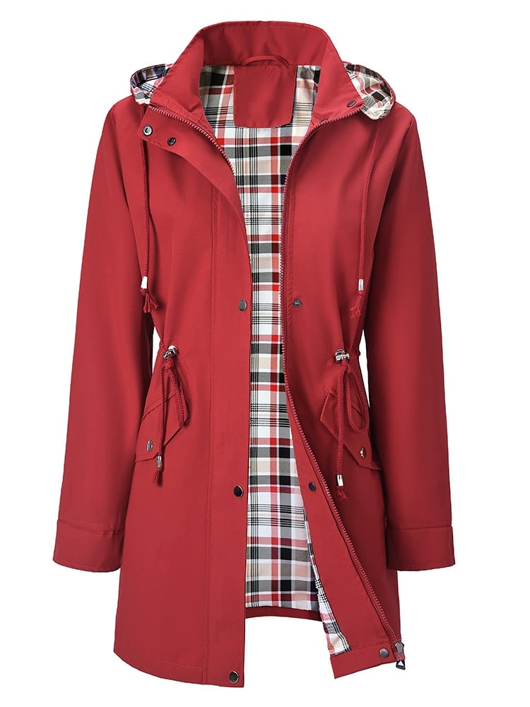 Ravellia | Veste de pluie imperméable pour femmes avec capuche