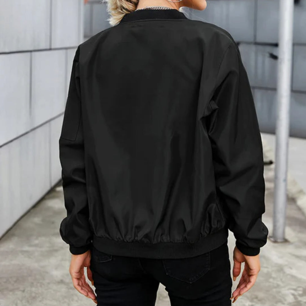 Veste bomber confortable – Style streetwear décontracté pour femmes