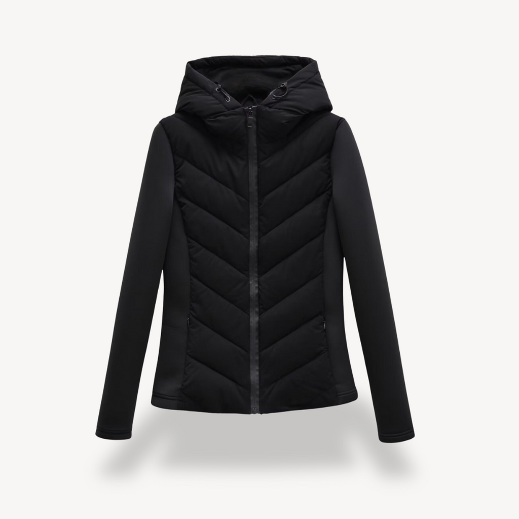 Veste matelassée à capuche pour femmes