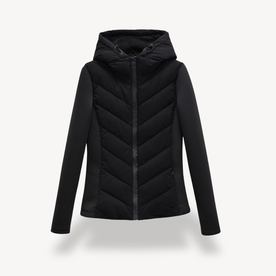 Veste matelassée à capuche pour femmes