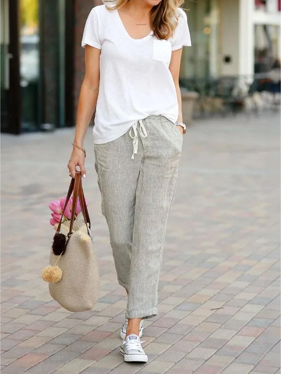Pantalons pour Femmes | Slim Fit à Cordon