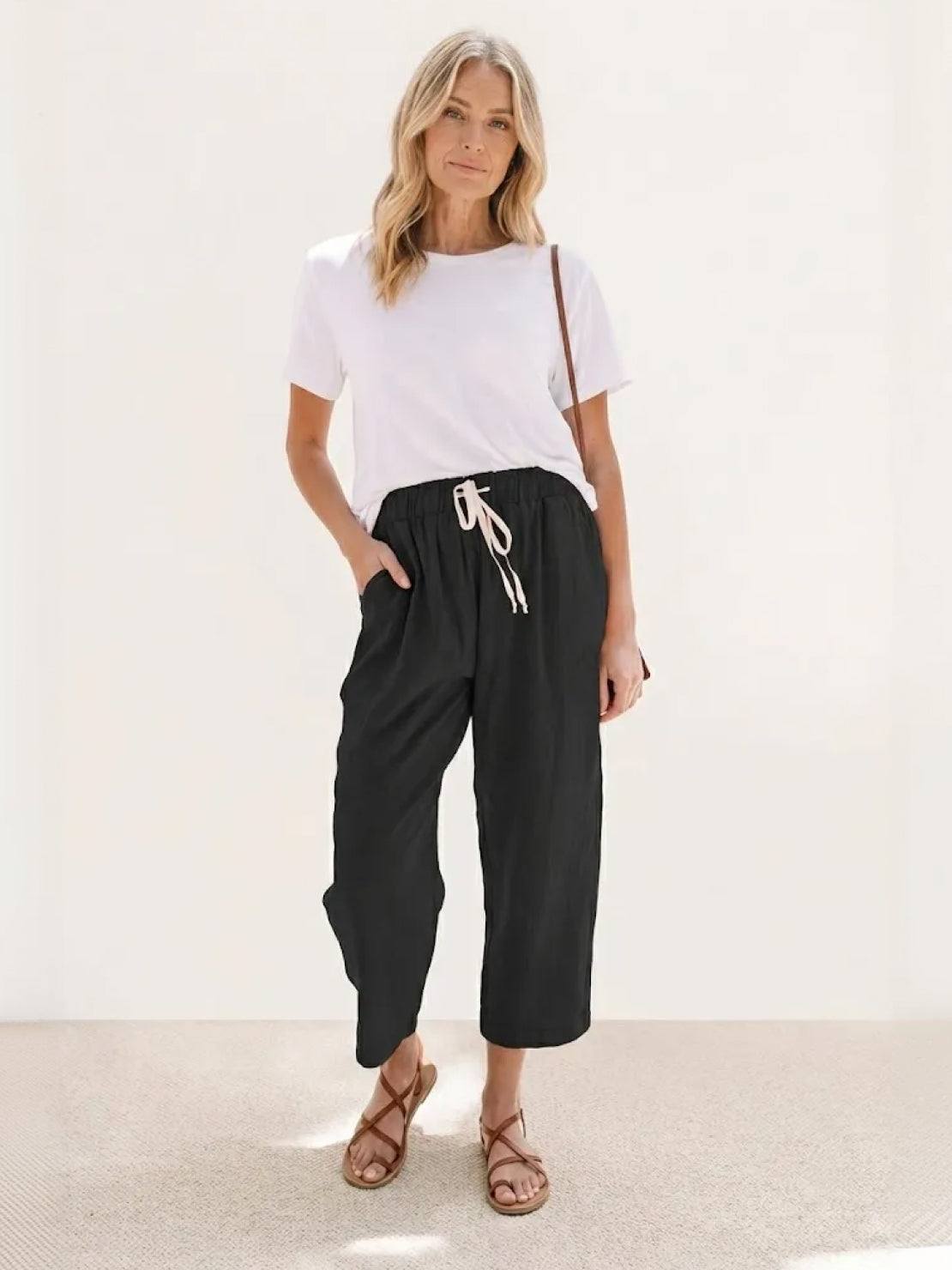 Pantalons pour Femmes | Slim Fit à Cordon