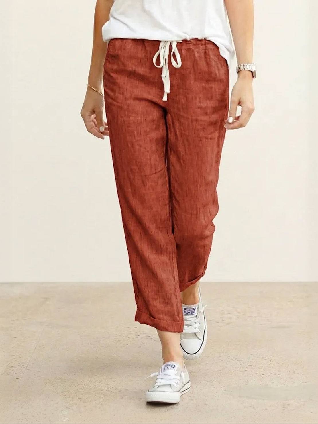 Pantalons pour Femmes | Slim Fit à Cordon