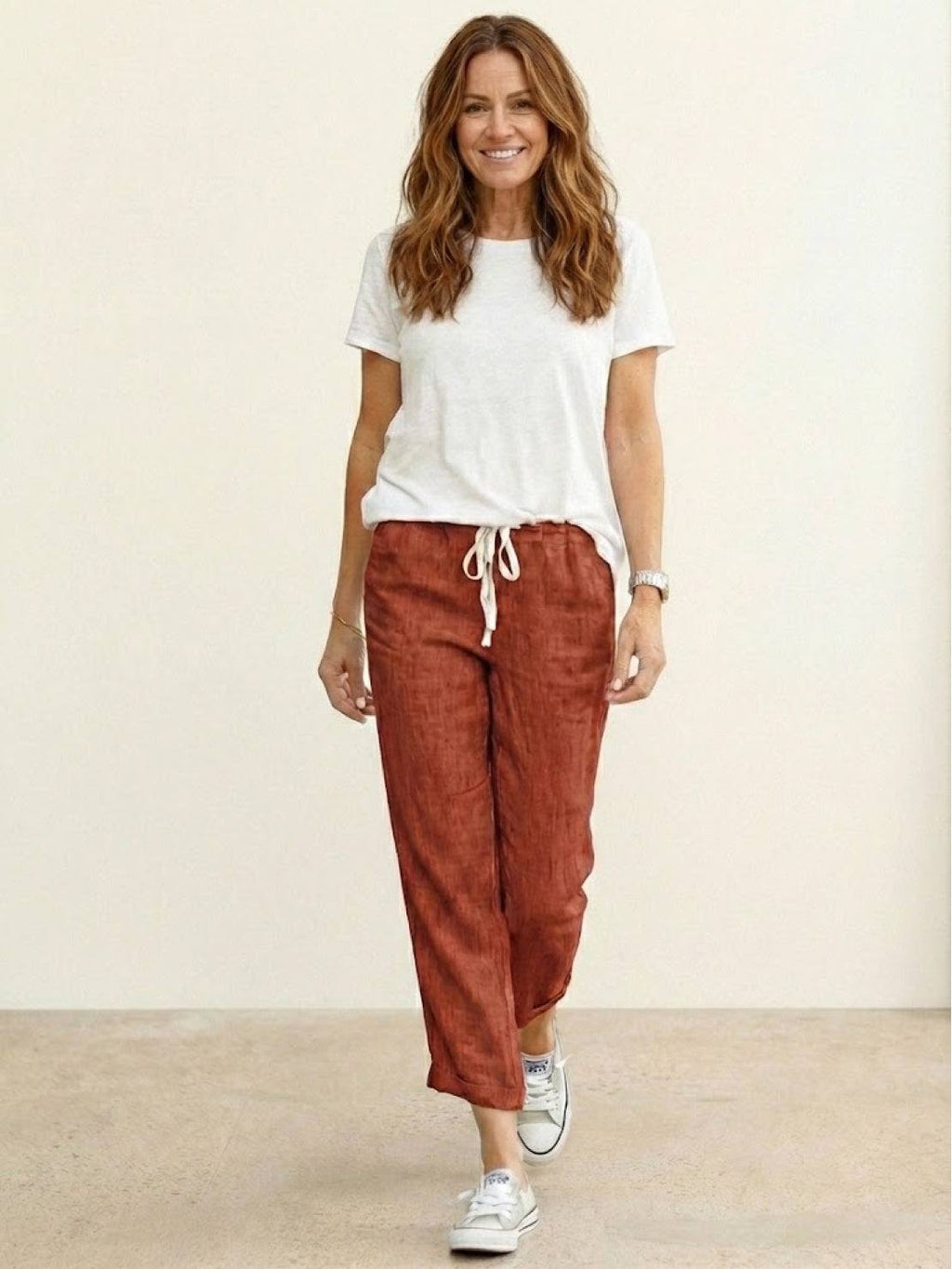 Pantalons pour Femmes | Slim Fit à Cordon