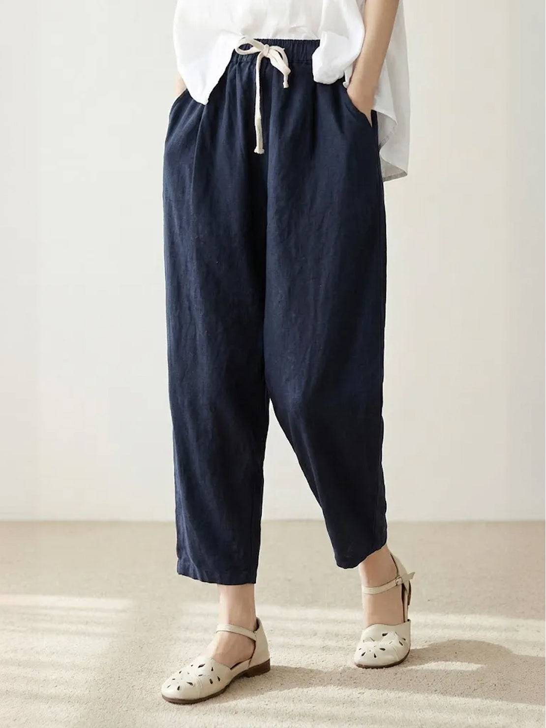 Pantalons pour Femmes | Slim Fit à Cordon