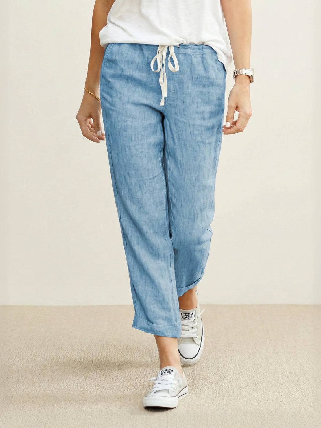 Pantalons pour Femmes | Slim Fit à Cordon