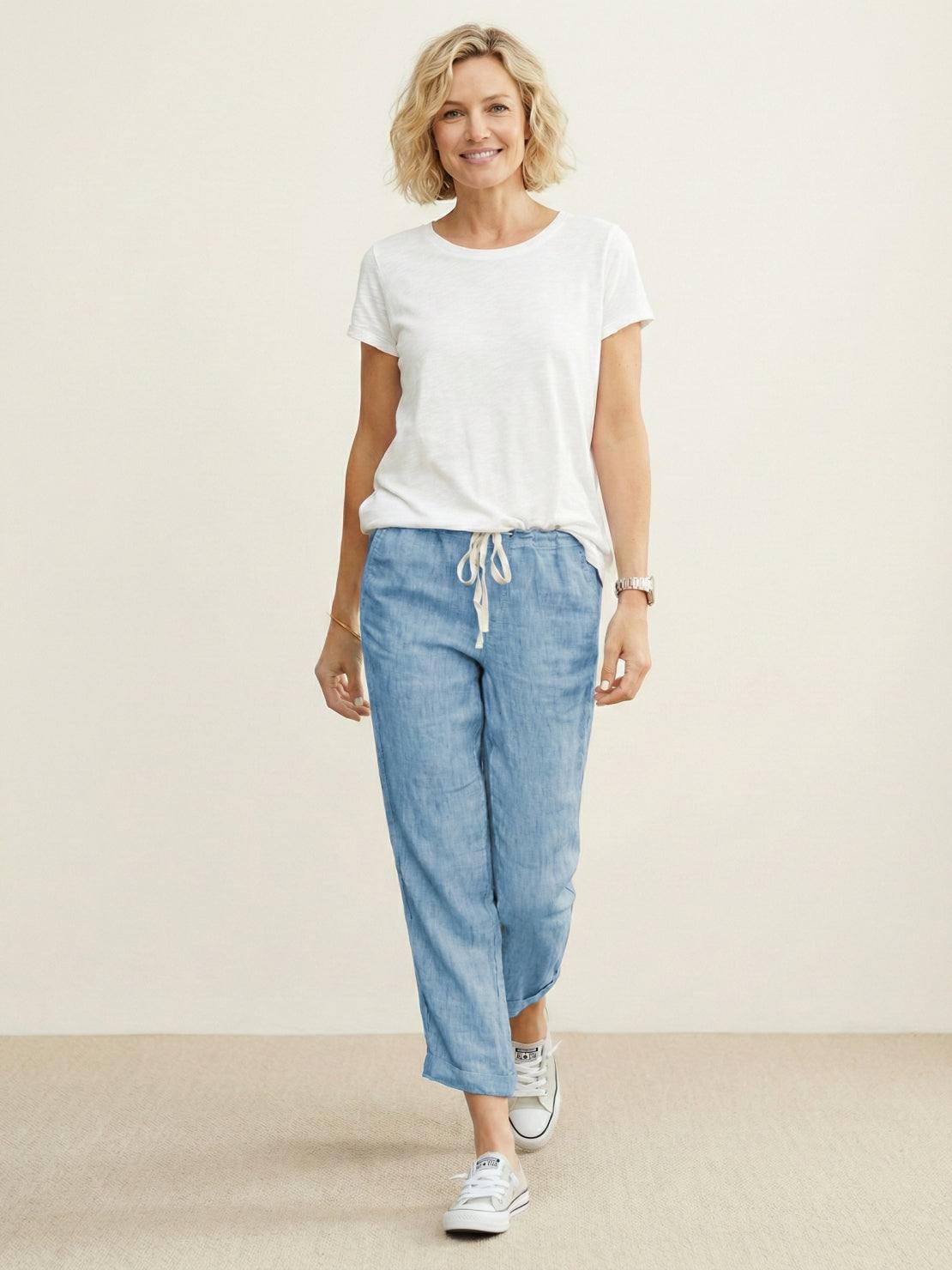 Pantalons pour Femmes | Slim Fit à Cordon