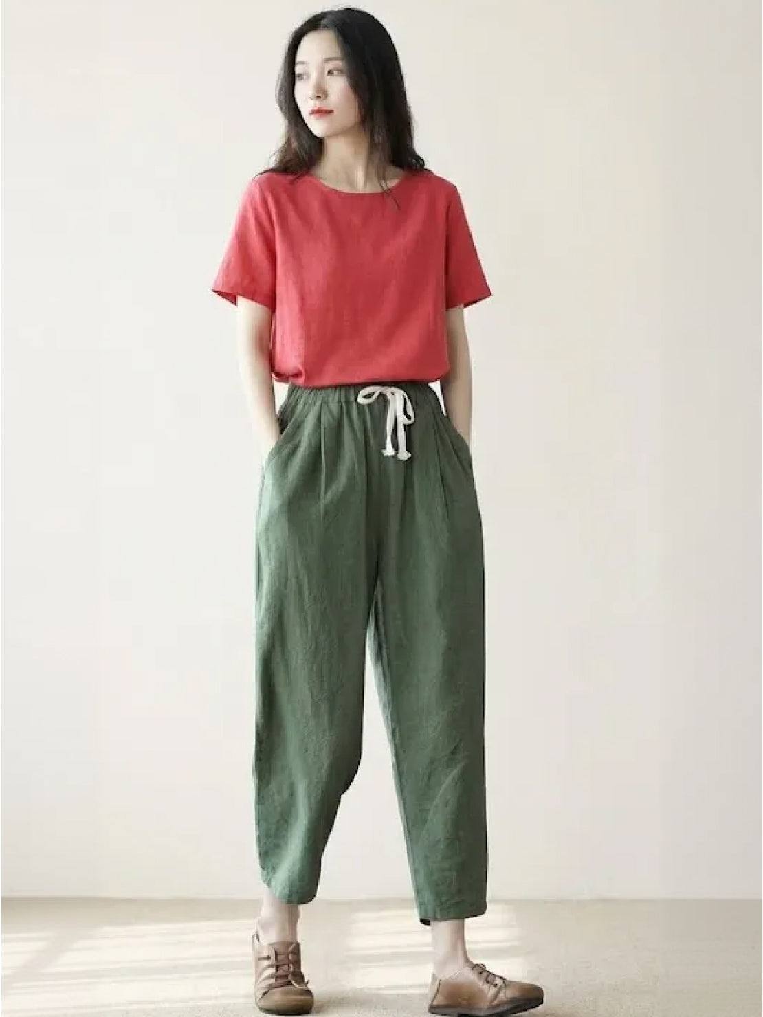 Pantalons pour Femmes | Slim Fit à Cordon