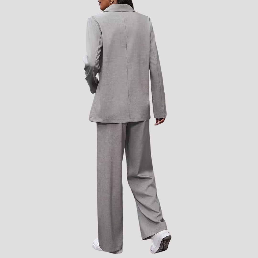 Brielle | Ensemble de Tailleur Pantalon à Double Boutonnage pour Femmes