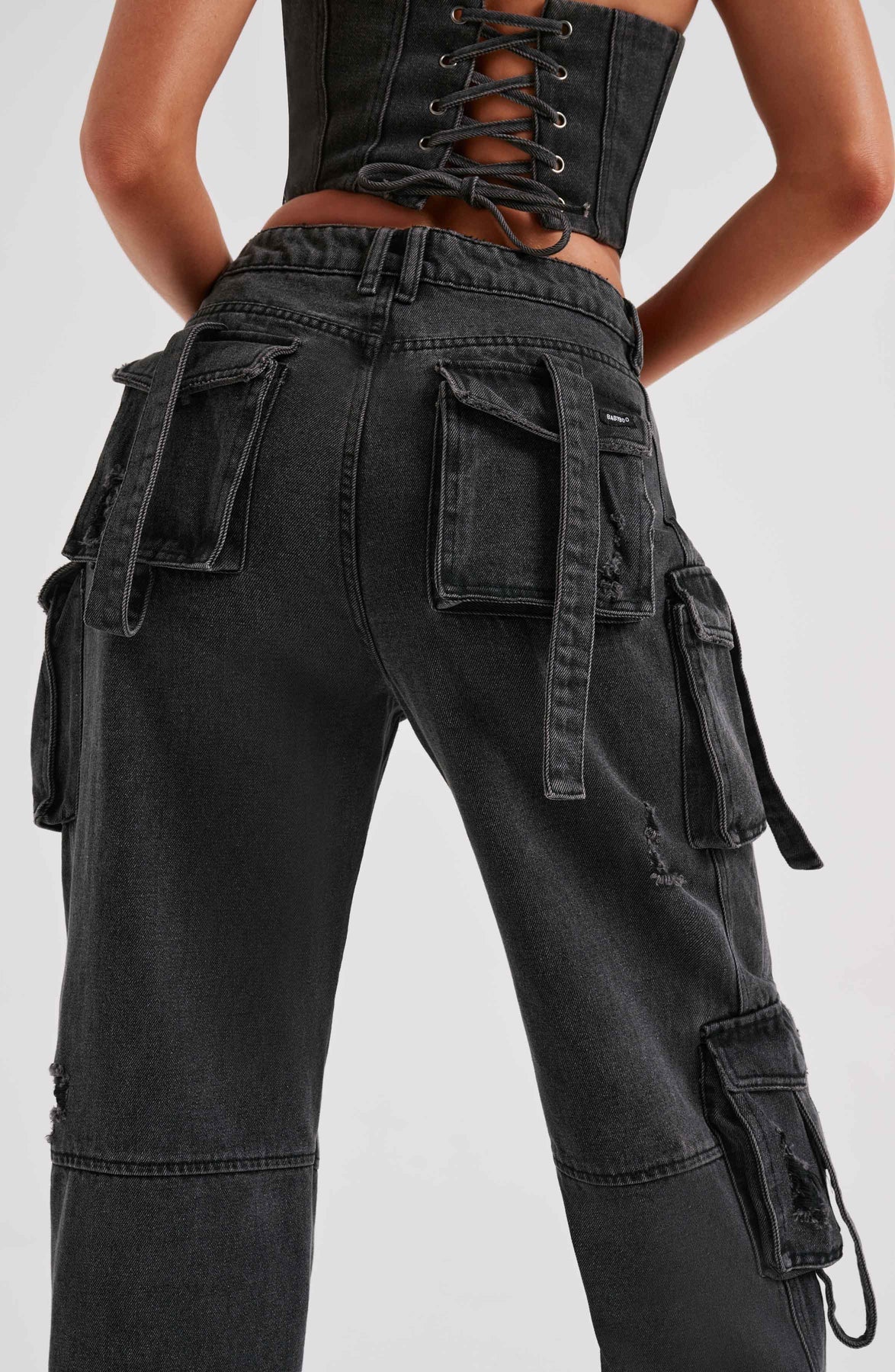 Ensemble Corset Structuré et Pantalon Cargo Droit Pour Femme | Idéal Pour Usage Quotidien et Sorties