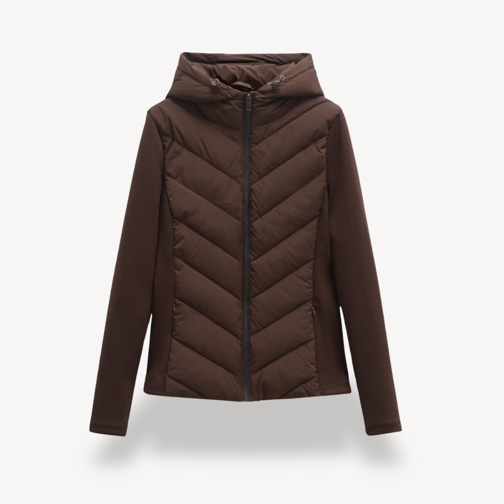 Veste matelassée à capuche pour femmes