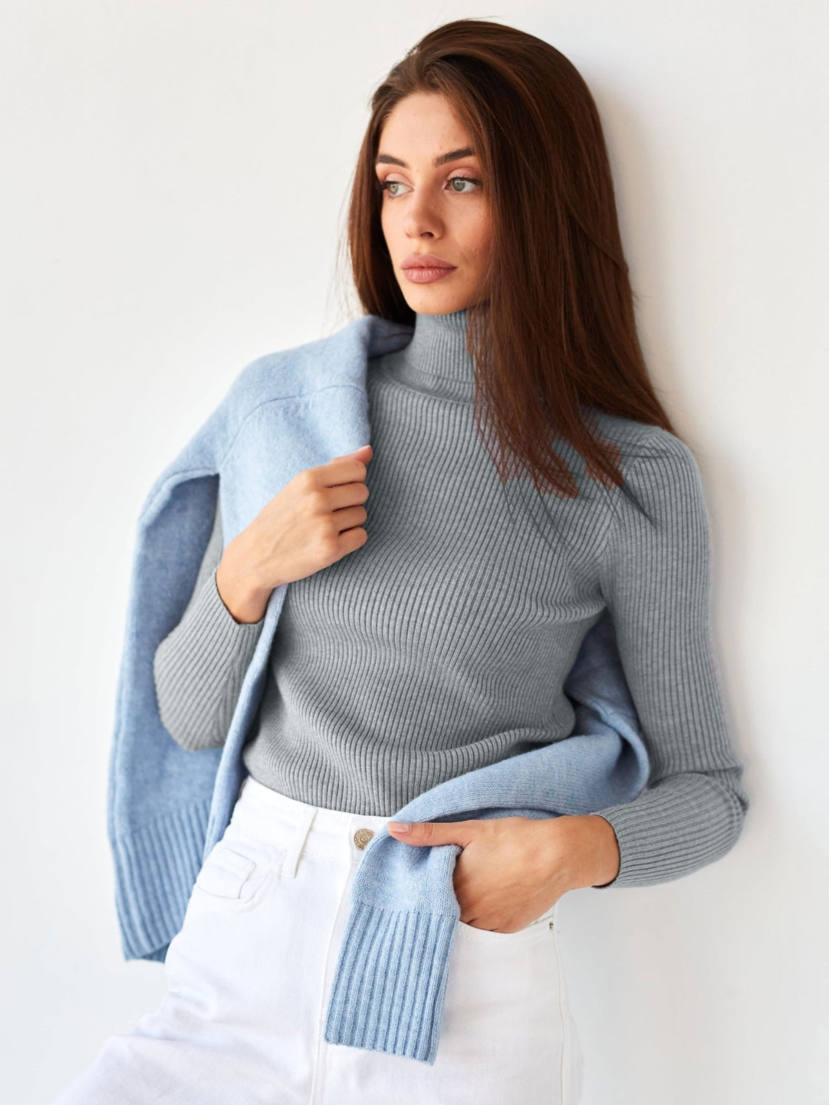 Diana | Pull col roulé classique et polyvalent pour femmes