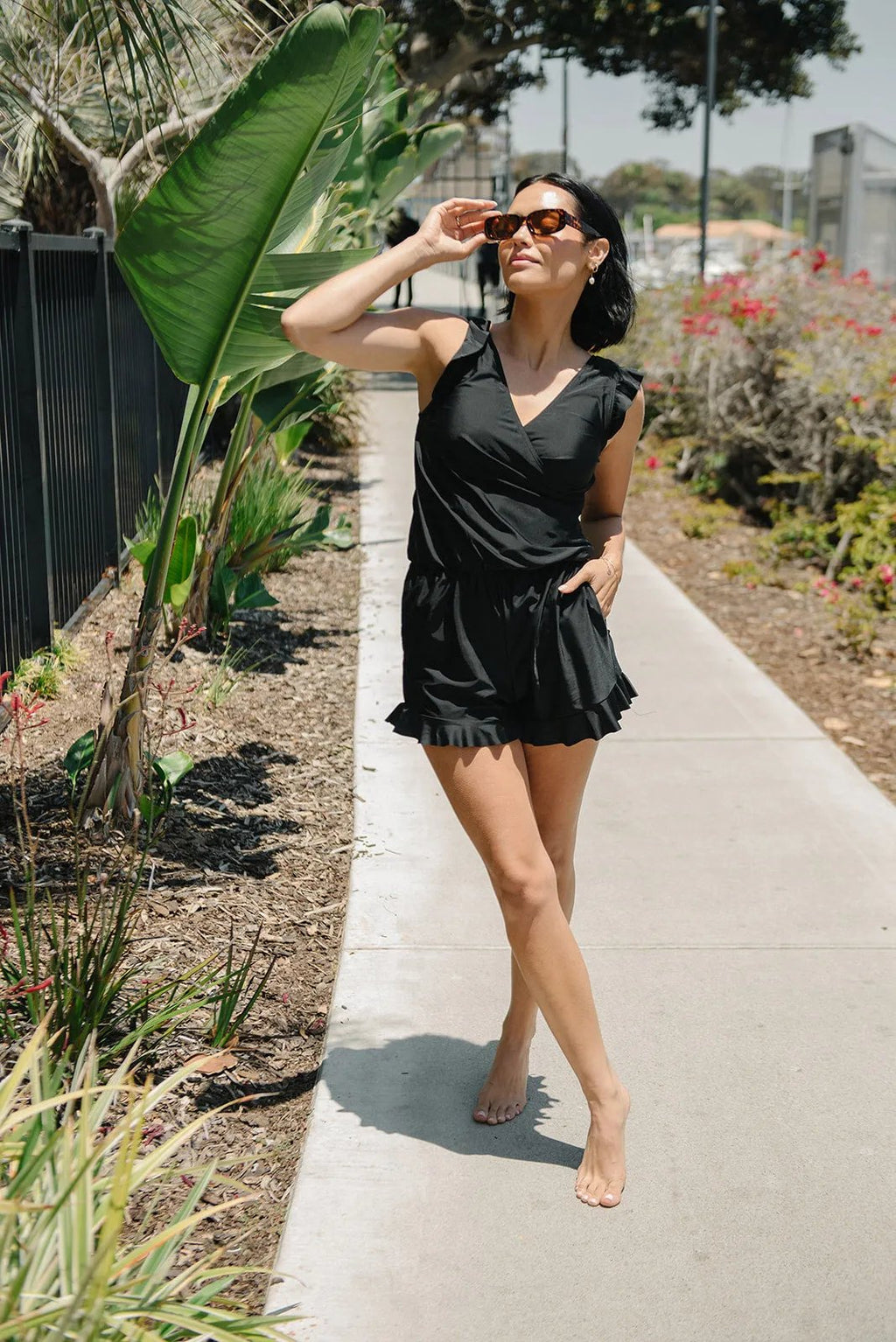 Reana™ – Maillot de bain à volants avec soutien-gorge