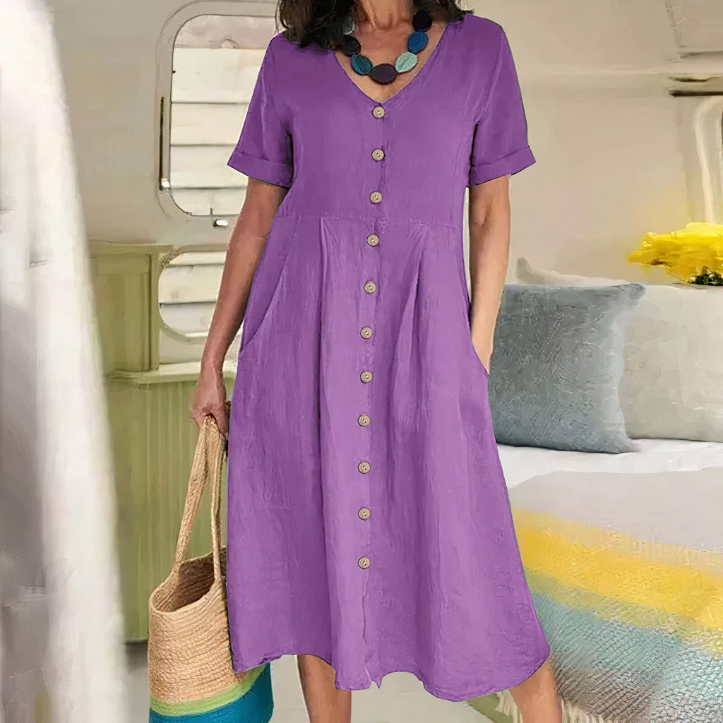 Briar - Robe à boutons sans effort