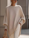Cerelia | Pull à col rond en maille côtelée pour femmes