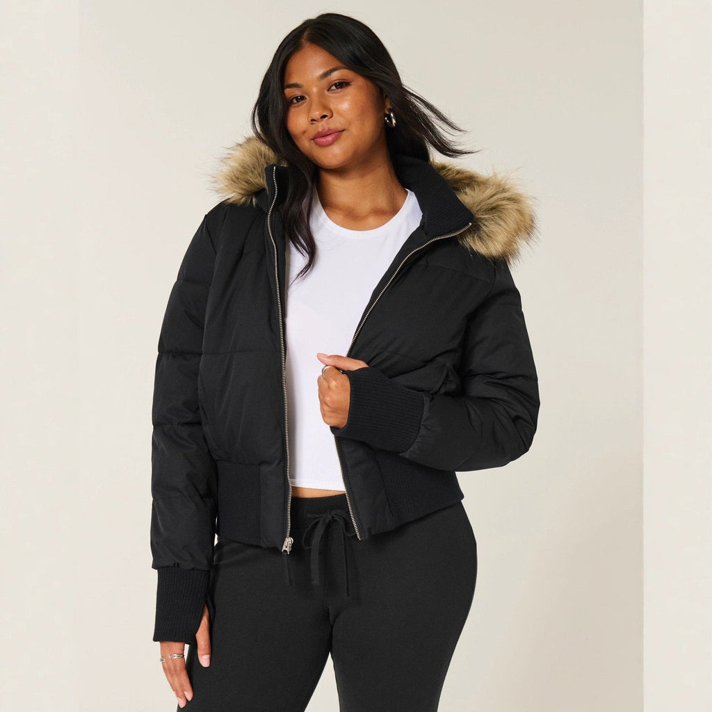 Elisa | Veste matelassée chaude et élégante avec capuche amovible