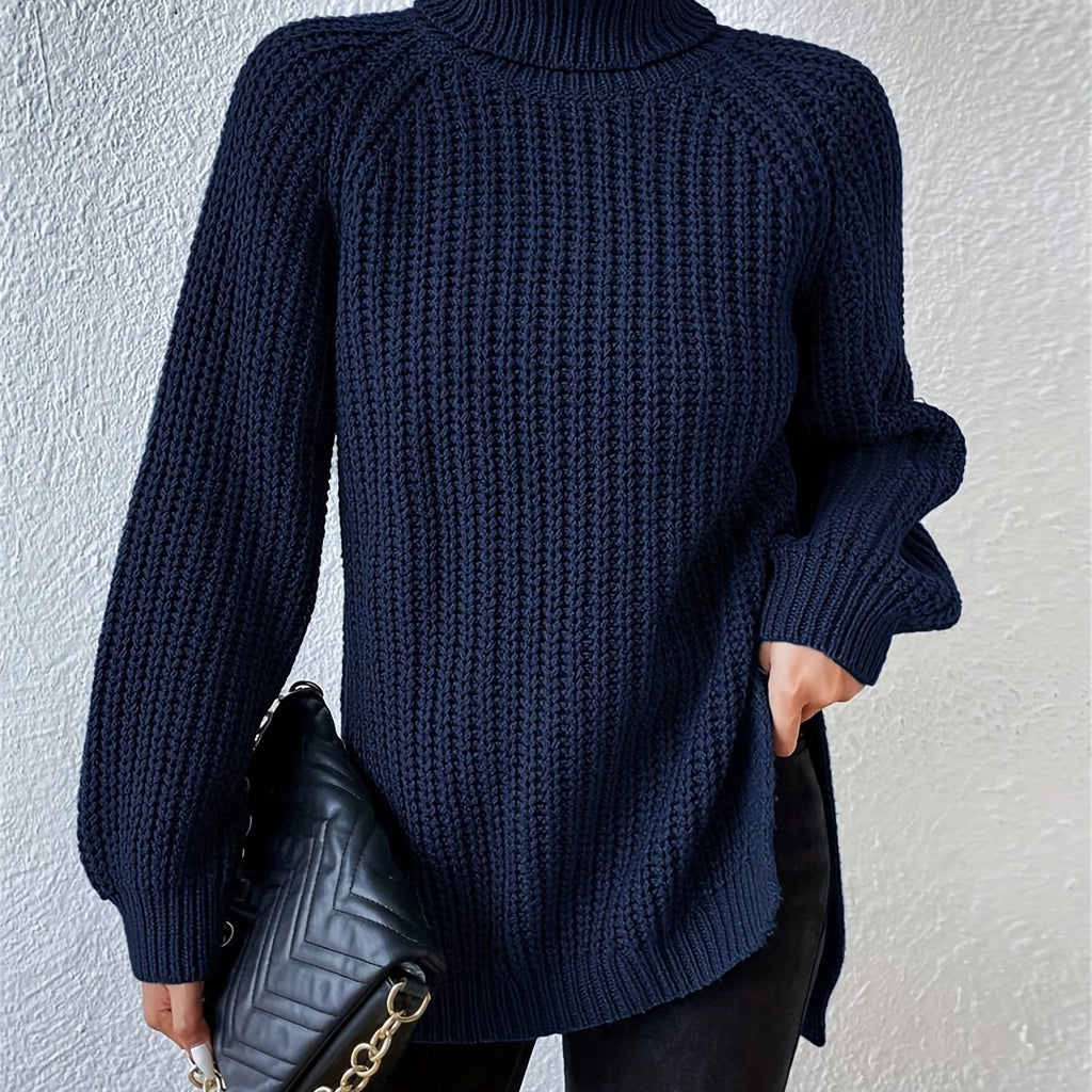 SWEAT-SHIRT À COL HAUT ET COUPE ÉLÉGANTE POUR FEMMES