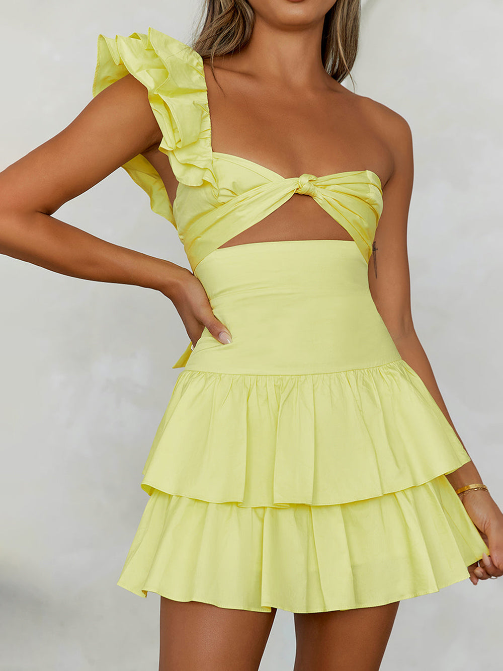 Robe d'Été Mini Femme | Décolleté en Cœur