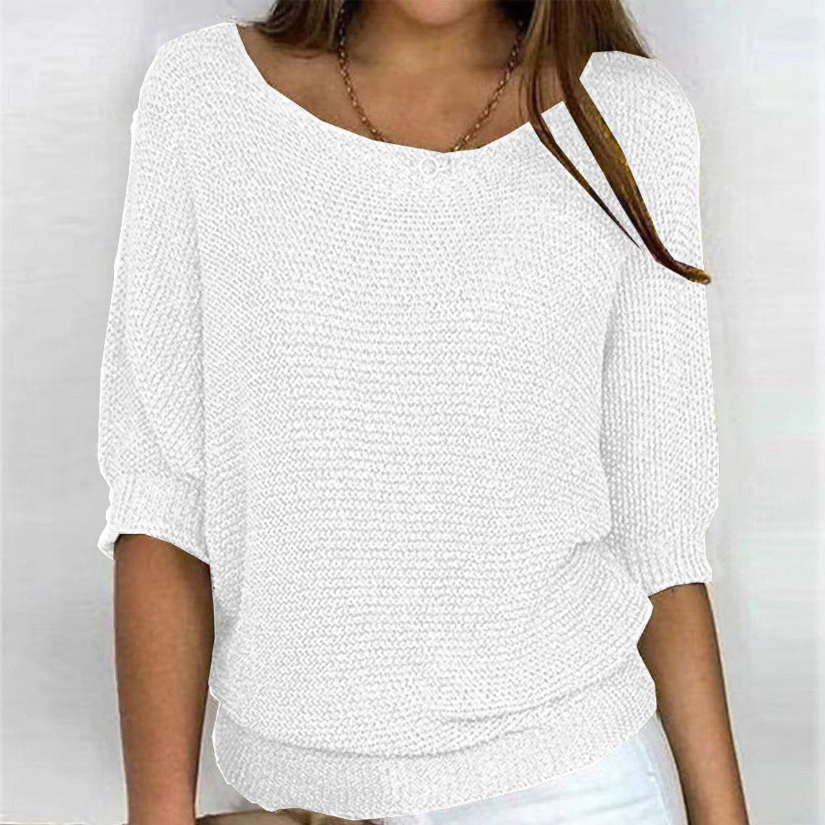 Sophie | Pull en maille oversize décontracté avec manches chauve-souris