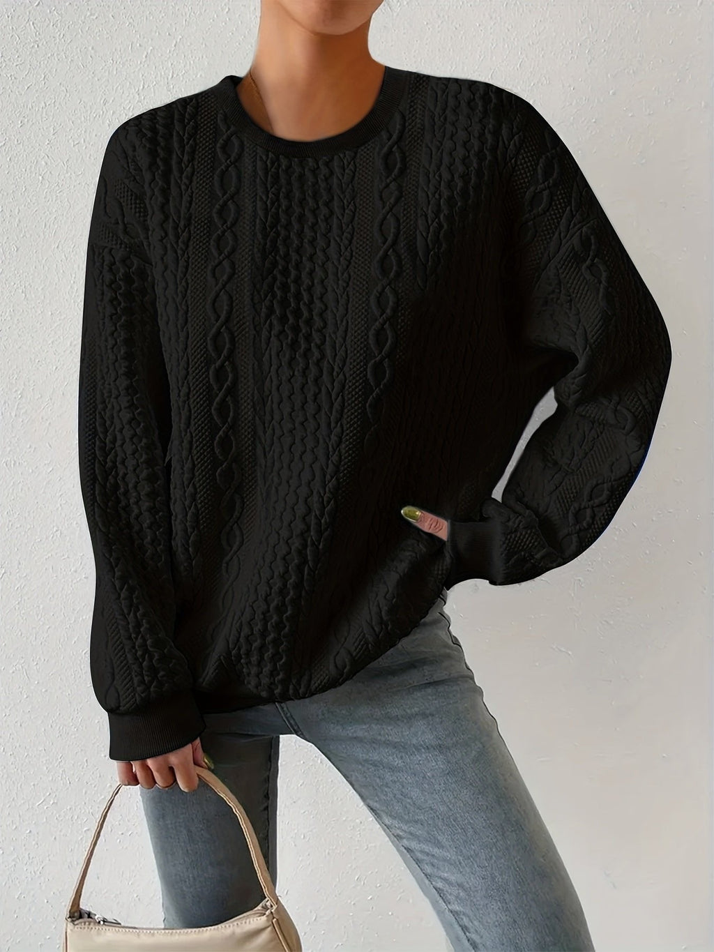 Hannah | Pull en Câble Classique et Confortable pour Femmes