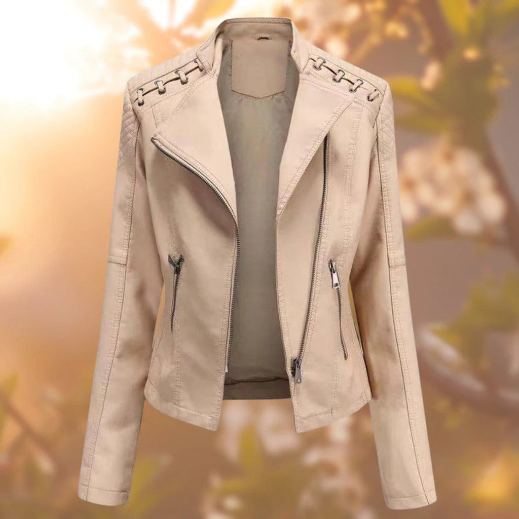 Isabelle | Veste en cuir pour femmes élégante et moderne