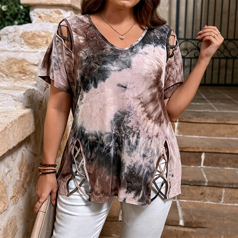 Sorella | T-shirt décontracté avec imprimé cœur pour le quotidien