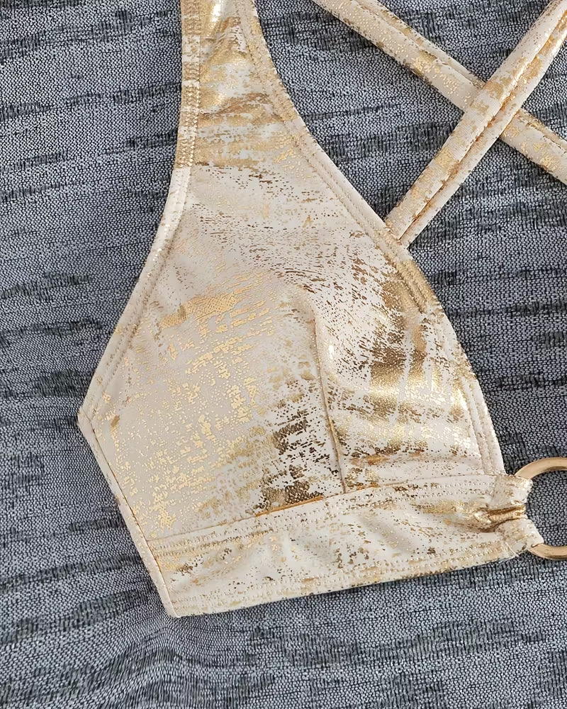 Bikini Design avec Boucle en Métal