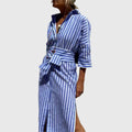 Ellen | Robe Rayée Classique