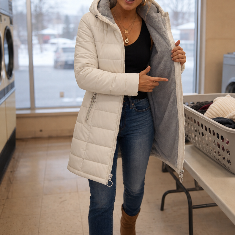 Stella | Veste matelassée pour femmes chaude et élégante avec capuche