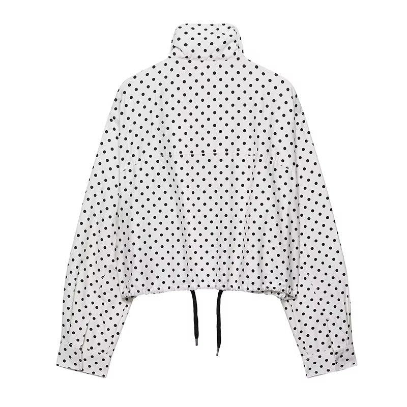 Veste Croppée Élégante avec Détail