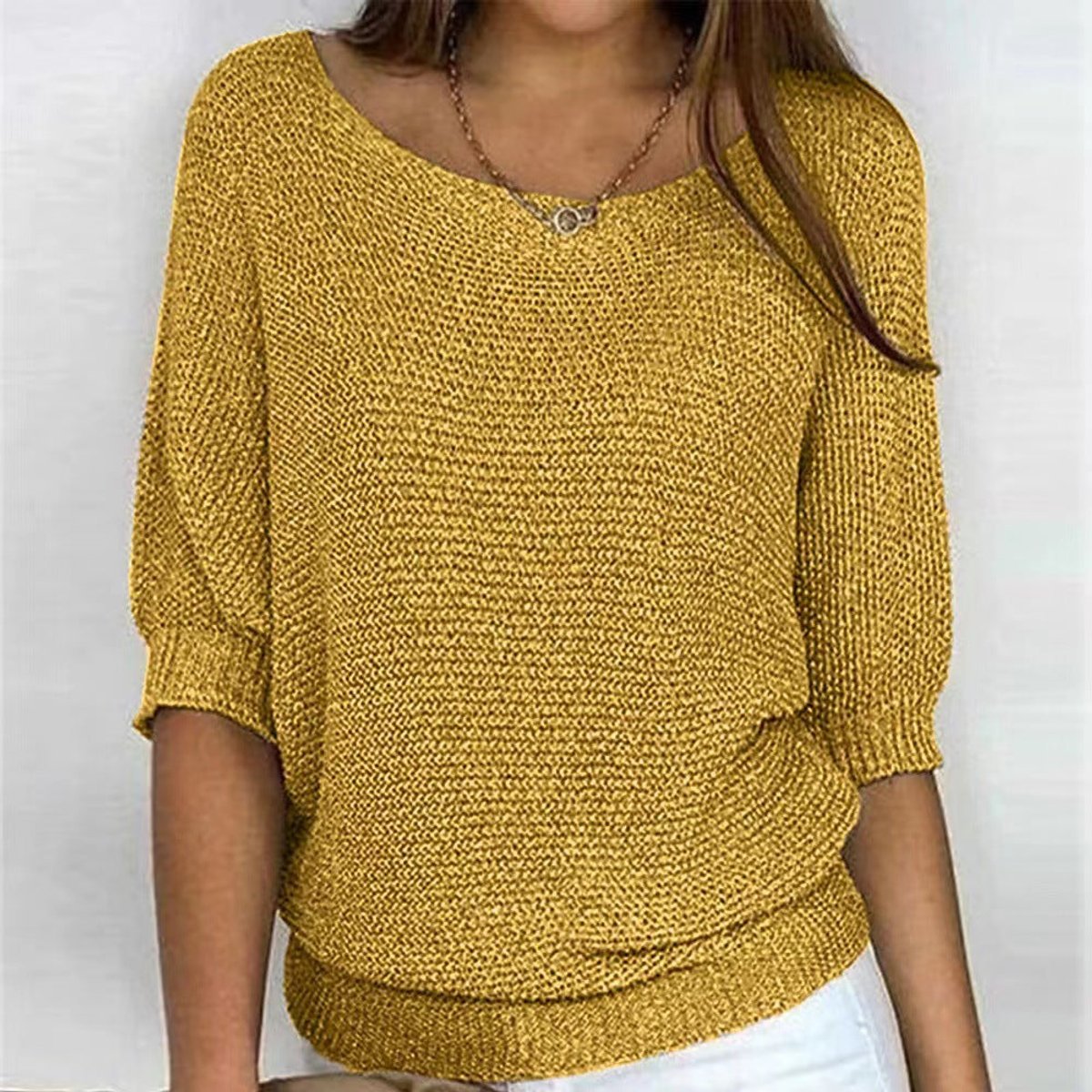 Sophie | Pull en maille oversize décontracté avec manches chauve-souris